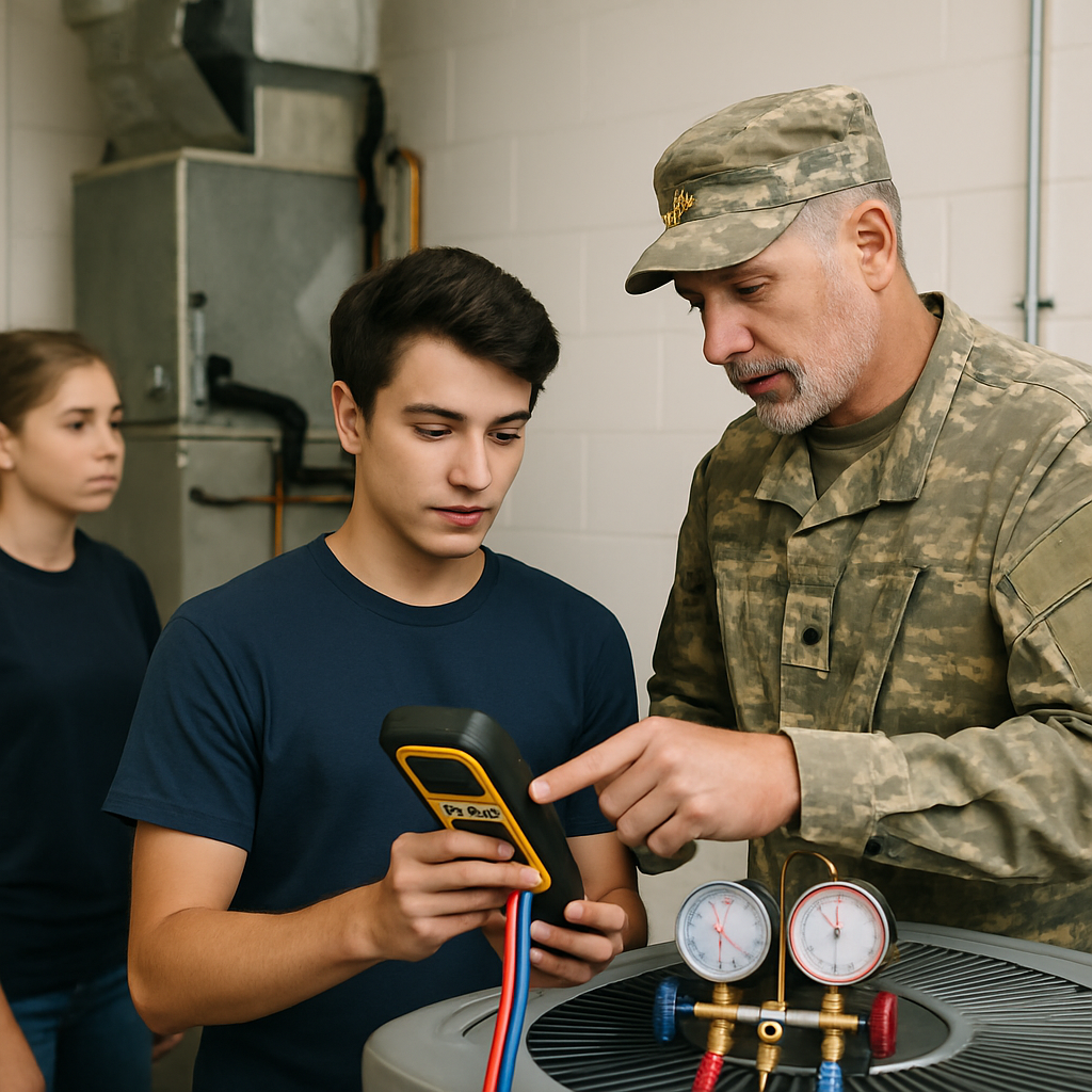 HVAC course for veteran children 2